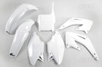 UFO KOMPLET PLASTIKÓW HONDA CR 125/250 '04-'07 KOLOR BIAŁY (HO103E041)