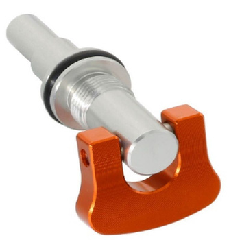 PSYCHIC ŚRUBA REGULACYJNA NAPIĘCIA SPRĘŻYNY ZAWORU WYDECHOWEGO KTM SX 85/125/150 '16-'22, SX 250 '03-'22, EXC 250/300 '04-'18, HUSQVARNA TC 85/125/250 '14-'22, TE 250/300 '11-'18 KOLOR POMARAŃCZOWY