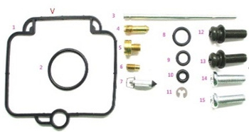 BEARING WORX ZESTAW NAPRAWCZY GAŹNIKA SUZUKI DR 650SE '92-'93 (26-1111)