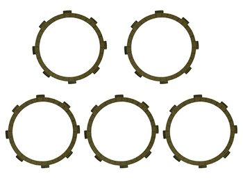 PSYCHIC TARCZE SPRZĘGŁOWE RACING YAMAHA XT 125 R '05-'07, YBR 125 '00-'08, DT 80 LC2 '85-'97, TTR 125 '00-'12 (5 TARCZ) (EBS2254R)