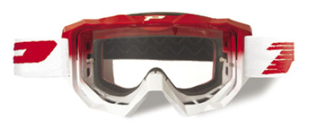 PROGRIP GOGLE PG3200-130 TR VENOM KOLOR CZERWONY/BIAŁY (SZYBA PG3210 ANTISCRATCH, NO FOG, ANTI UV) (3200-130 TR)