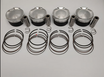 WOSSNER KOMPLET TŁOKÓW KAWASAKI (4T) ZX 12 R '00-'05 TURBO , LOW COMPRESSION (82,93MM) (9.8:1) BORE 83MM