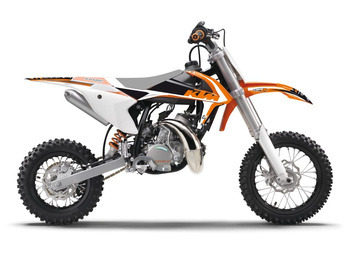 BLACKBIRD KOMPLET NAKLEJEK (OKLEIN) KTM SX 50 '16-'23 DREAM 4 KOLOR POMARAŃCZOWY BIAŁY CZARNY