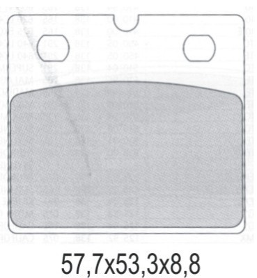 GALFER KLOCKI HAMULCOWE KH171 PÓŁMETALICZNE (OFERTA SPECJALNA) WYPRZEDAŻ