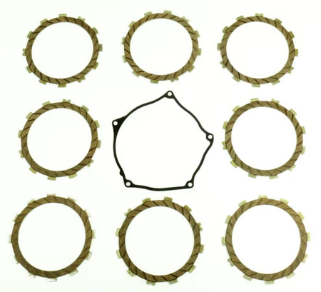 ATHENA TARCZE SPRZĘGŁOWE Z USZCZELKĄ POKRYWY SPRZĘGŁA KAWASAKI KX 250F '17-'19