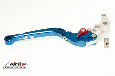 ACCEL PROMOCJA DŹWIGNIA (KLAMKA NIEŁAMKA) HAMULCA SUZUKI GSXR 600/750 '06-13, GSXR 1000 '05-13 KOLOR NIEBIESKI (DHS03SA) (AFBL-11-4BL) - PROMOCJA