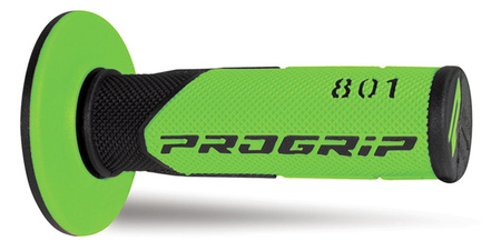 PROGRIP MANETKI PG801 OFF ROAD (22+25MM, DŁ.115MM) KOLOR CZARNY/ZIELONY (DWUSKŁADNIKOWE) (801-138) (PG801BK/GR)