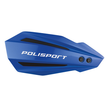 POLISPORT OFERTA SPECJALNA OSŁONY RĄK (HANDBARY) MODEL BULLIT Z UNIWERSALNYM ZESTAWEM MONTAŻOWYM 22/28 KTM KOLOR NIEBIESKIE (OPAKOWANIE ZASTĘPCZE)