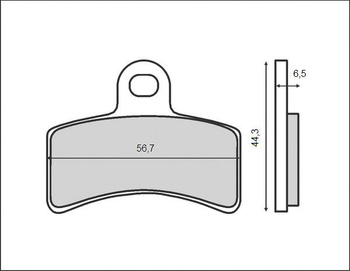 BRENTA KLOCKI HAMULCOWE KH291 (ORGANIC) (GAS GAS)