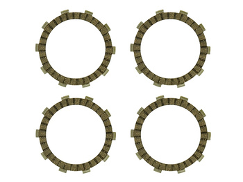 PSYCHIC TARCZE SPRZĘGŁOWE YAMAHA SR 125 '89-'03, XT 125 (5EK) '99-'02, (4 TARCZE) (F1850) (EBS2256)