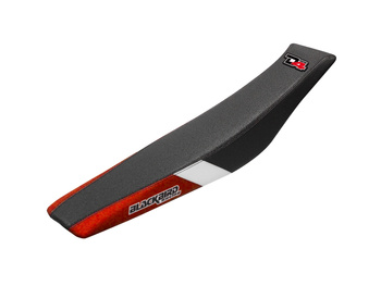 BLACKBIRD POKROWIEC / POSZYCIE NA SIEDZENIE HUSQVARNA CR/WR 125 '06-'08, WR 250/300 '06-'13; TE/TC 250/450/510 '05-'07 DREAM 4 HUSQVARNA KOLOR CZARNY BIAŁY CZERWONY