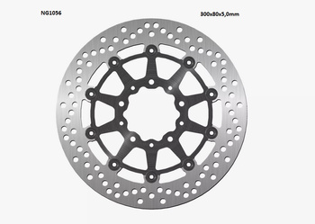 NG TARCZA HAMULCOWA PRZÓD KAWASAKI ER6 F/N, ZX 10R 04-15, ZX6R 05-18, KLE 650 VERSYS 07-22, Z 750 (300X80X5MM) (5X10,MM) PŁYWAJĄCA