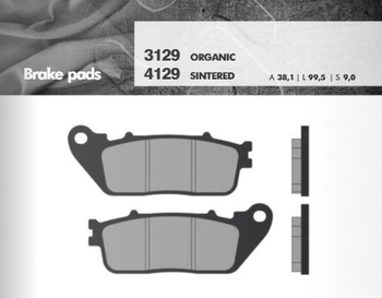 BRENTA KLOCKI HAMULCOWE KH488 (FT 3129)