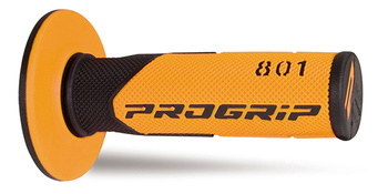 PROGRIP MANETKI PG801 OFF ROAD (22+25MM, DŁ.115MM) KOLOR CZARNY/POMARAŃCZOWY (DWUSKŁADNIKOWE) (801-144) (PG801/5)