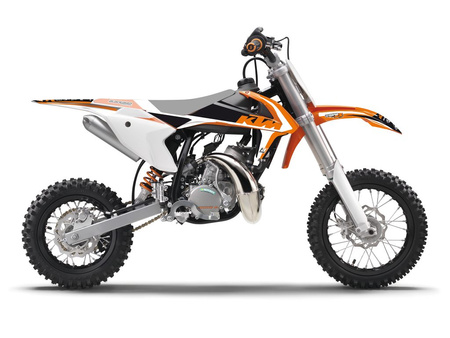 BLACKBIRD KOMPLET NAKLEJEK (OKLEIN) KTM SX 50 '16-'23 DREAM 4 KOLOR POMARAŃCZOWY BIAŁY CZARNY