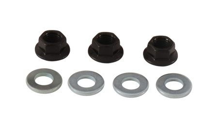 ALL BALLS NAKRĘTKI I PODKŁADKI KOŁA PRZEDNIEGO / TYLNEGO M10 X 1,25 SUZUKI LT-80 87-06, LT-Z 90 QUADSPORT 07-17 - PATRZ OPIS DODATKOWY
