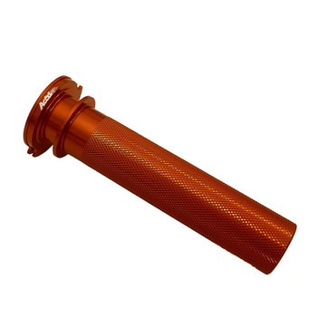 ACCEL ROLGAZ ALUMINIOWY BEZ ŁOŻYSKA KTM SXF 250/350/450 '16-20,KTM 300 TPI '18-'22, HUSQVARNA 300 TEi TXi 300 EXCF 250/350/450/500 '17-20, HUSQVARNA FC 250-450 '16-20, FE 250-501 '17-20, FX 350/450 '17-20 KOLOR POMARAŃCZOWY (79002014100) - PROMOCJA