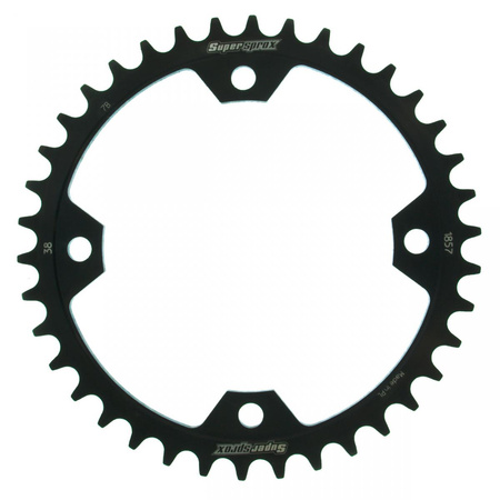 SUPERSPROX ZĘBATKA TYLNA 4588 38 YAMAHA YFZ 450R '09-'16, YFM 250/350/450/700 RAPTOR (JTR1857.38) (JTR857.38) KOLOR CZARNY STALOWA