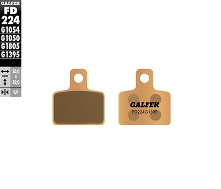 GALFER KLOCKI HAMULCOWE KH351 SPIEK METALICZNY (TRIAL OSSA , SCORPA , SHERCO , TRS , MONTESA , GAS GAS )