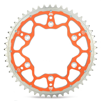 MOTO-MASTER ZĘBATKA TYLNA DUAL RING (STALOWO-ALUMINIOWA) 899 51 (89952) KOLOR POMARAŃCZOWY KTM/HUSQVARNA/HUSABERG (JTA897.51) (ŁAŃC. 520)