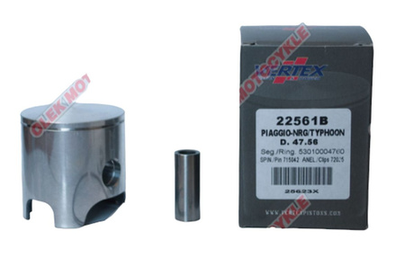 VERTEX TŁOK POLINI, GILERA, PIAGGIO 47,58MM (PIERŚCIENIE 53010004760 x 1 SZT.)