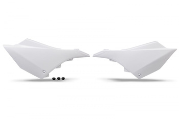 UFO BOCZKI TYLNE YAMAHA YZ 125 / 250 '22-'24 KOLOR BIAŁY