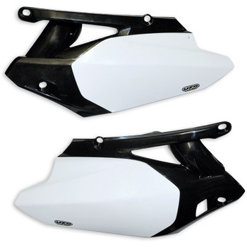 UFO BOCZKI TYLNE YAMAHA YZF 450 '10-'13 KOLOR BIAŁY