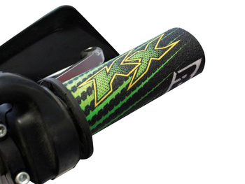 BLACKBIRD NAKŁADKI OCHRONNE NA MANETKI LOGO KAWASAKI RACING TEAM 2020