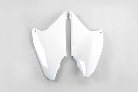 UFO BOCZKI TYLNE HONDA CRF 230 '06-14, KOLOR BIAŁY