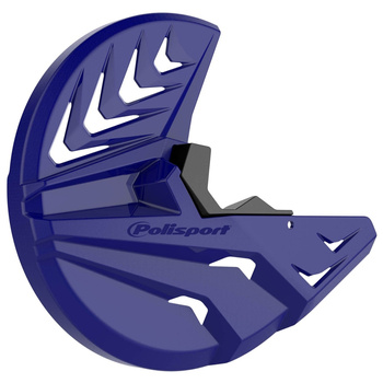 POLISPORT PROMOCJA OSŁONA TARCZY HAMULCOWEJ PRZÓD (Z OSŁONĄ DOLNEJ CZĘŚCI AMORTYZATORA W ZESTAWIE KOMPLET NA OBIE STRONY) YAMAHA YZ 125/250 '08-'23; YZ 250F '08-23'; YZ 450F '08-'23 KOLOR NIEBIESKI