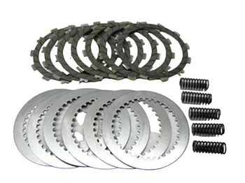 PSYCHIC 2024/08 TARCZE, PRZEKŁADKI I SPRĘŻYNY SPRZĘGŁOWE (KOMPLET) KAWASAKI KX 125 '03-'05 (DRC122)