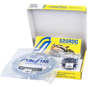 SUNSTAR ZESTAW NAPĘDOWY YAMAHA TTE 600 '96-'98 STANDARD (15/47/110) (DO 750CC) (SUN37215/SUN1-3538-47/SS520RDG-110N) - MADE IN JAPAN - OFERTA SPECJALNA