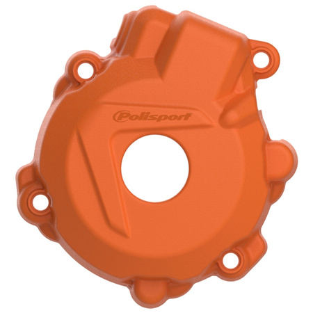 POLISPORT OSŁONA POKRYWY (DEKLA) ALTERNATORA KTM EXC-F/XCF-W 250 '14-'16; EXC-F/XCF-W 350 '12-'16; FREERIDE 350 '13-'17; HUSQVARNA FE 250/350 '14-'16 KOLOR POMARAŃCZOWY