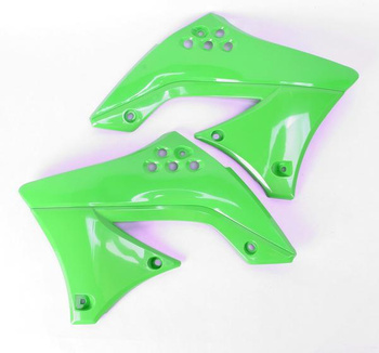 UFO OSŁONY CHŁODNICY KAWASAKI KXF 450 '09-'11 KOLOR ZIELONY