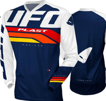 UFO KOSZULKA HORIZON JERSEY CROSS KOLOR NIEBIESKI BIAŁY ROZMIAR XXL - KOLEKCJA 2024