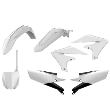 POLISPORT WYPRZEDAŻ KOMPLET PLASTIKÓW YAMAHA YZ 250F '19-'23, YZ 450F '18-'22 KOLOR BIAŁY