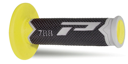 PROGRIP MANETKI PG788 OFF ROAD (22+25MM, DŁ.115MM) KOLOR SZARY/ŻÓŁTY/CZARNY (TRÓJSKŁADNIKOWE) (788-210) (PG788/4)