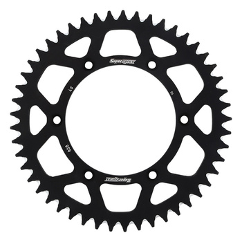 SUPERSPROX ZĘBATKA TYLNA ALUMINIOWA 7075-T6 (ERGAL) 808 49 SUZUKI RM/RMZ (JTR808.49) KOLOR CZARNY