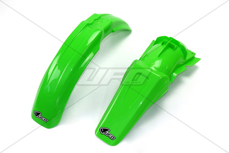 UFO KOMPLET BŁOTNIKÓW KAWASAKI KX 125/250 '00-'02 (KA02755026, KA03722026), KOLOR ZIELONY