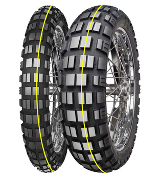 MITAS OPONA 90/90B21 E-10 54T TL DAKAR (ŻÓŁTY PASEK) PRZÓD DOT 24/2023 (24656) WYCOFANE