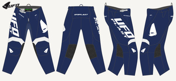 UFO SPODNIE BAMBERG CROSS KOLOR NIEBIESKI/BIAŁY ROZMIAR XXL / EU56 / US38 - KOLEKCJA 2024