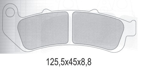 GALFER KLOCKI HAMULCOWE KH189 PÓŁMETALICZNE (OFERTA SPECJALNA) WYPRZEDAŻ