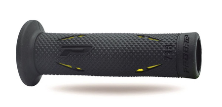 PROGRIP 2025/04 MANETKI PG718 ROAD (22+25MM, DŁ.122MM) KOLOR CZARNY / ŻÓŁTY (DWUSKŁADNIKOWE) (718-202)