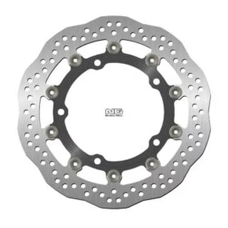 NG TARCZA HAMULCOWA PRZÓD KAWASAKI Z 650 17-22, Z 900 16-20 (300X142,2X5,0MM) (5X10,5MM) PŁYWAJĄCA (ŚRODEK ALUMINIOWY) - ZASTĘPUJE NG1623