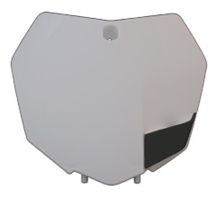 UFO TABLICA NA NUMER STARTOWY KTM SX/SXF '13-'16 KOLOR BIAŁY