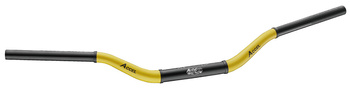 ACCEL KIEROWNICA ALUMINIOWA 28,6 MM TAPER MX WZÓR HONDA CR WYSOKA (7075-T6) ERGAL DWUKOLOROWA ŻÓŁTY+CZARNY (SZER. 790MM, WYS. 101MM) - PROMOCJA