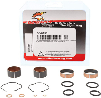 ALL BALLS ZESTAW TULEJEK (PANEWEK) ZAWIESZENIA PRZEDNIEGO KAWASAKI ZL600A 86-87, ZX1100 GPZ 83-85, ZX600A 85-87, ZX600B 87-89, ZX750A GPZ 83-85, ZX750E 84-85, YAMAHA YZFR3 19