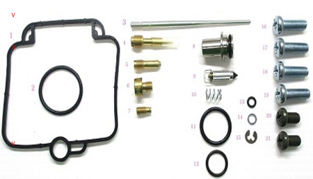 BEARING WORX ZESTAW NAPRAWCZY GAŹNIKA POLARIS SCRAMBLER 500 '97-'09 (26-1020)