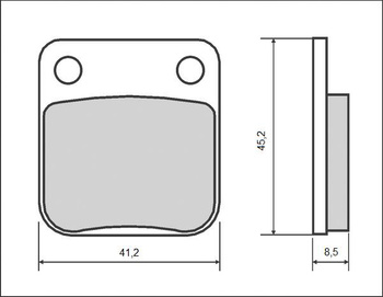 BRENTA KLOCKI HAMULCOWE KH054 / KH257 (ORGANIC)