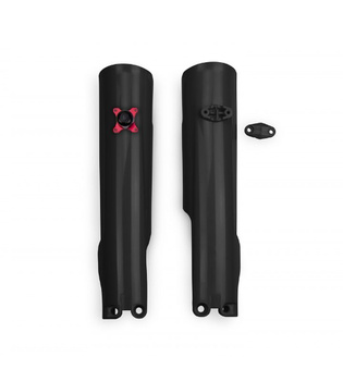 UFO OSŁONY TELESKOPÓW ( AMORTYZATORÓW ) PRZEDNICH Z BLOKADĄ KTM SX/SXF(SX-F) 125/250/300/350/450F 2023 KOLOR CZARNY